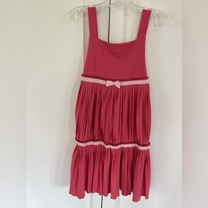 Gymboree size 10 girls pleated tiered dress